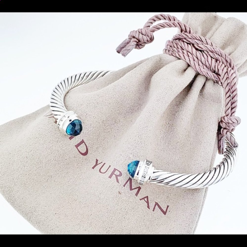 David Yurman 5mm Diamond Cable Bracelet